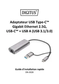 Notice Digitus DN-3028 Carte réseau / adaptateur