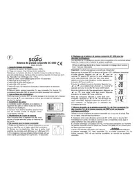 Notice Scala SC 428 Balance