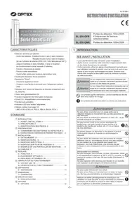 Notice OPTEX SL-350QFR Système de sécurité et de contrôle d'accès