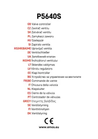 Notice Emos P5640S Thermostat