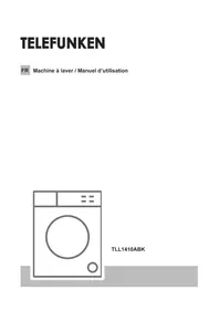 Notice TELEFUNKEN TLL1410ABK Machine à laver