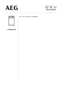 Notice AEG LTR6G6120B Machine à laver