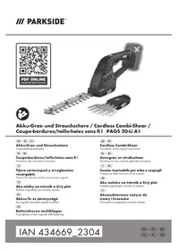 Notice PARKSIDE PAGS 20-LI A1 Non catégorisé