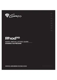 Notice Genesis RHOD 110 Clavier