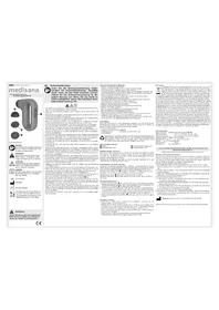 Notice MEDISANA HM 330 Appareil de massage