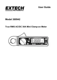 Notice Extech 380942 Multimètre