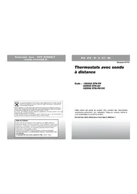 Notice Rose LM STH-FH100 Thermostat