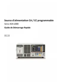 Notice GW Instek ASR-2100 Non catégorisé