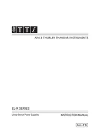 Notice Aim TTi EL302RT Non catégorisé