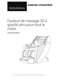 Notice INSIGNIA NS-MGC600BK2 Appareil de massage