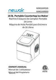 Notice NewAir NIM026MB00 Machine à glaçons