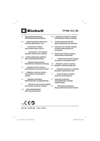 Notice EINHELL TP-MG 18 LI BL Outils multifonctions