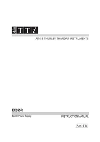 Notice Aim TTi EX355R Non catégorisé