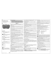 Notice MEDISANA MC 200 Appareil de massage