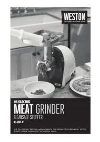 Notice Weston 82-0301-W Trancheuse