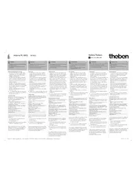 Notice THEBEN ANTENNE RC-GNSS Recepteur