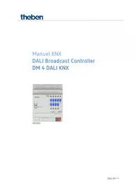 Notice THEBEN DM 4 DALI KNX Maison intelligente