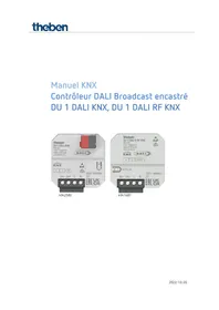 Notice THEBEN DU 1 DALI S RF KNX Maison intelligente
