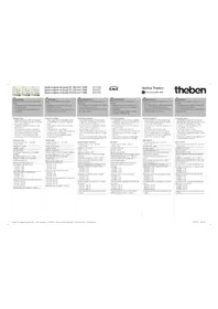 Notice THEBEN PS 160 MA T KNX Non catégorisé