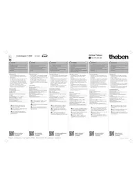 Notice THEBEN LINIENKOPPLER S KNX Non catégorisé