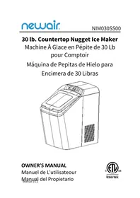 Notice NewAir NIM026MS00 Machine à glaçons
