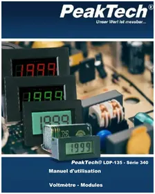 Notice PeakTech LDP-235 équipements de mesure
