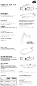 Notice Knog QUOKKA RUN 150 Lampe de poche