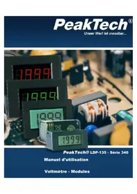 Notice PeakTech LDP-335 équipements de mesure