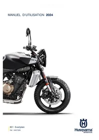 Notice HUSQVARNA 801 SVARTPILEN (2024) Moto