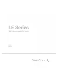 Notice DeepCool LE500 Système de refroidissement de matériel informatique