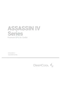 Notice DeepCool ASSASSIN IV Système de refroidissement de matériel informatique
