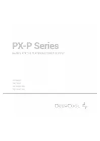 Notice DeepCool PX1300P Alimentation PC