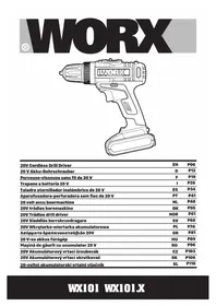 Notice WORX WX108.9 Visseuse