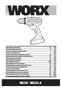 Notice WORX WX101.9 Visseuse