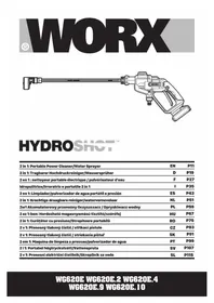 Notice WORX HYDROSHOT WG620E Nettoyeur haute pressio