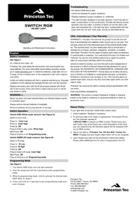 Notice Princeton Tec SWITCH RGB Lampe de poche