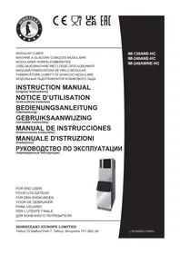 Notice Hoshizaki IM-240AWNE-HC Machine à glaçons