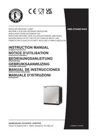 Notice Hoshizaki KMD-270ABE-R452 Machine à glaçons