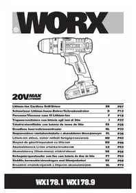 Notice WORX WX178.1 Visseuse