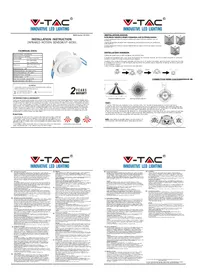 Notice V-TAC VT-8030 Détecteur de mouvements