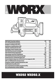 Notice WORX WX092.9 Compresseur