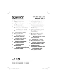 Notice Kraftixx KX-ARM 1832 LI Tondeuse à gazon