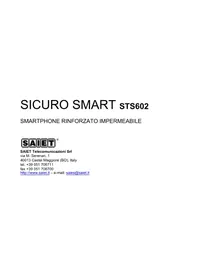 Notice Saiet SICURO SMART STS602 Téléphone