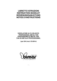 Notice Bimar VI94 Ventilateur
