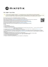 Notice Mikrotik LTAP LR8 LTE6 KIT Non catégorisé