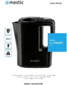 Notice Mestic MWC-80 Bouilloire
