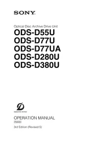 Notice SONY ODS-D77UA Disque dur
