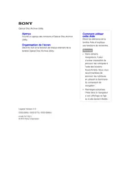 Notice SONY ODS-D55U Disque dur externe