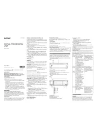 Notice SONY NXL-FR316 Système de vidéo conférence