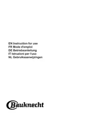 Notice BAUKNECHT BHVS 91F LT DP K Hotte